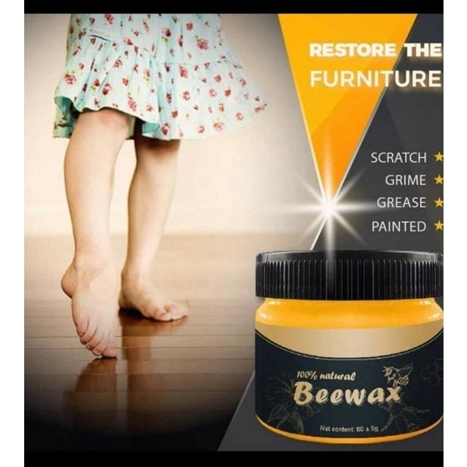 

WIPECLEAN BAHAN ALAMI BEEWAX POLISH UNTUK MEMOLES KAYU ORIGINAL