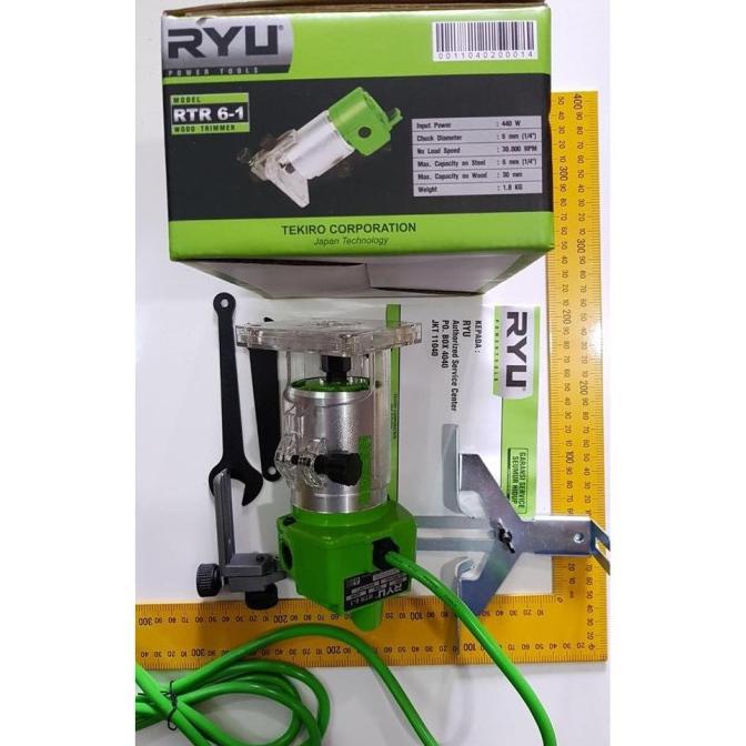 Ryu Mesin Router Trimmer Profil Kayu Wood Rtr 6 - 1 Ryu Mesin Router