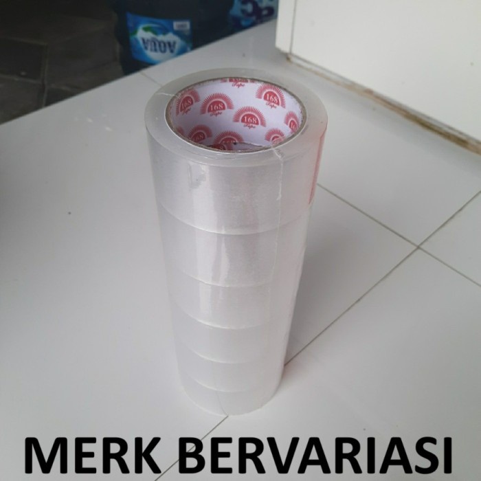 

Lakban OPP 48mm x 90 Yards Bening Transparan 6 Buah