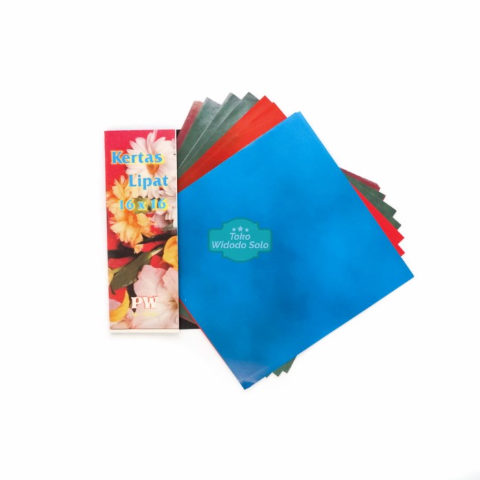 

Kertas Lipat Marmer 1 Sisi 16x16cm Origami Stock Lama PW 1 Pack