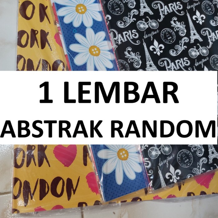 

Kertas Kado Kiky Abstrak Wrapping Paper Fancy Lucu 1 Lembar