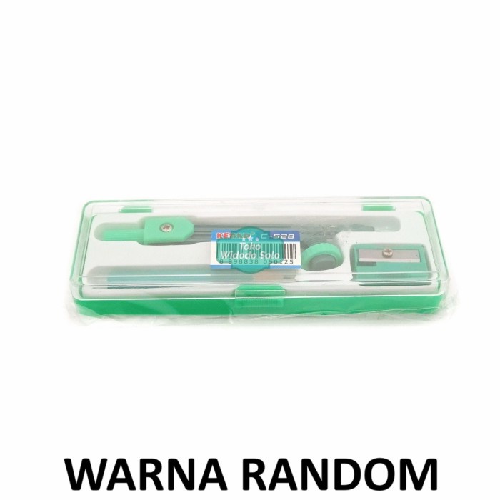 

Jangka Kenko C528 Compass Pensil Metal Besi Isi Pensil Serut Raut