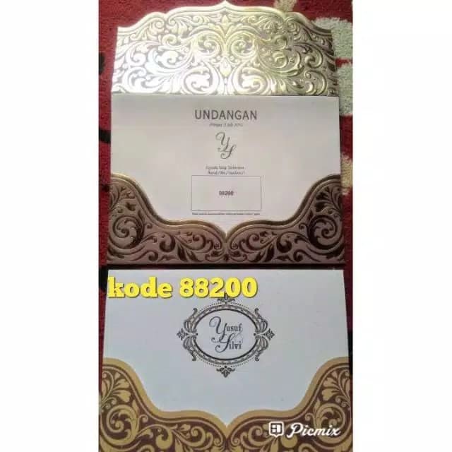 [Original] Blanko Undangan Amplop Mewah Erba 88200 Diskon