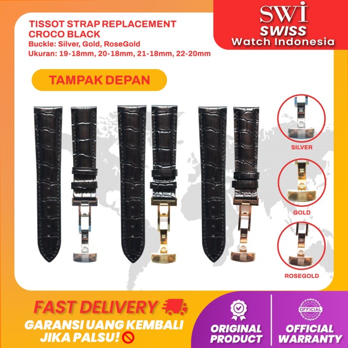 STRAP LEATHER TALI KULIT JAM TANGAN TISSOT 1853 19MM 21MM 20MM 22MM