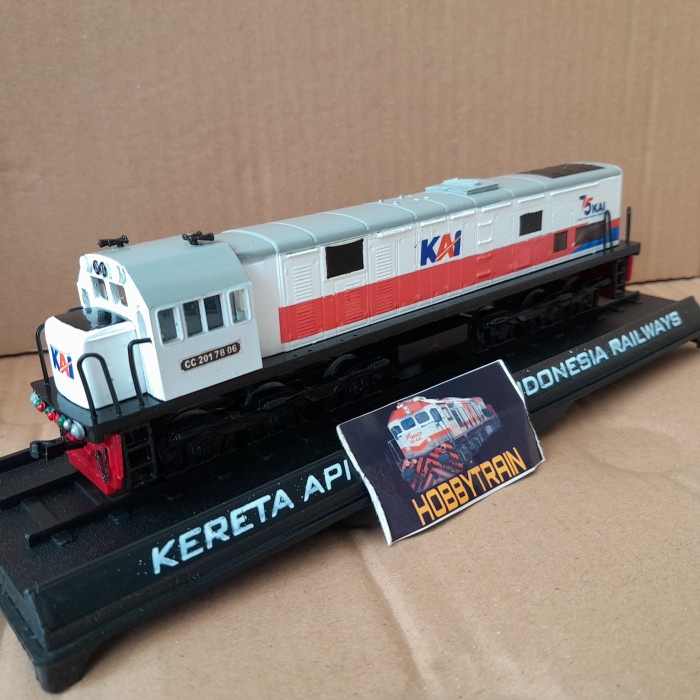 MINIATUR KERETA API INDONESIA CC201 75 KAI NEW PRODUK AGUNG CRAFT