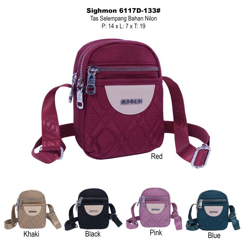 Sighmon kanvas 6117D-133 Tas selempang wanita