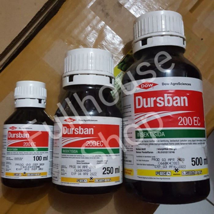 BAYAR DITEMPAT BARU Dursban 200EC Insektisida Pembasmi Serangga 100ML250ML500ML /GUNTING DAHAN/BIBIT