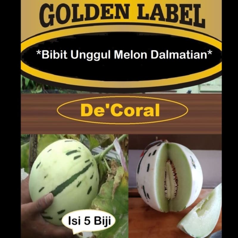 Bibit Unggul Melon Dalmatian | Benih Melon Dalmatian