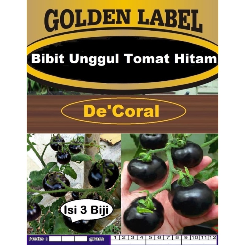 Bibit Unggul Tomat Hitam | Biji Benih Tomat Hitam | Biji Bibit Tomat