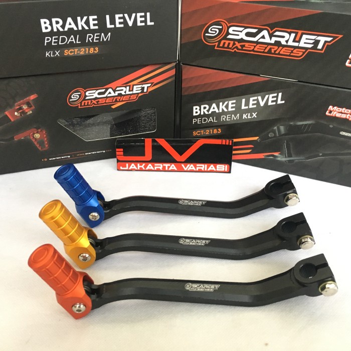 Pedal operan gigi klx scarlet cnc model lipat pedal gigi klx dtracker