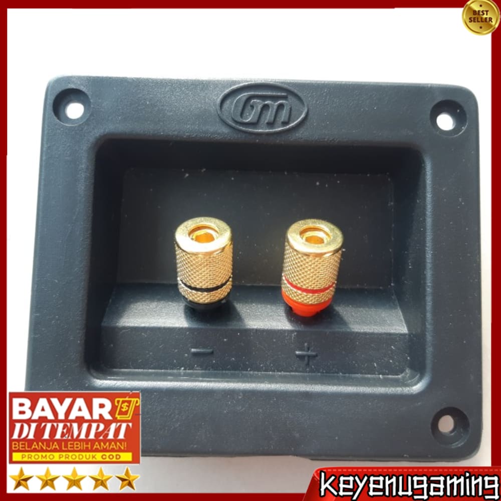 Terminal Box Speaker Segi Gold Terminal Spiker Speker Kotak Segi Emas