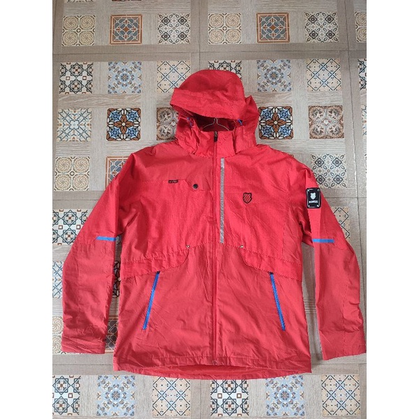 K-Swiss Outdoor Jacket Hiking Red K Swiss