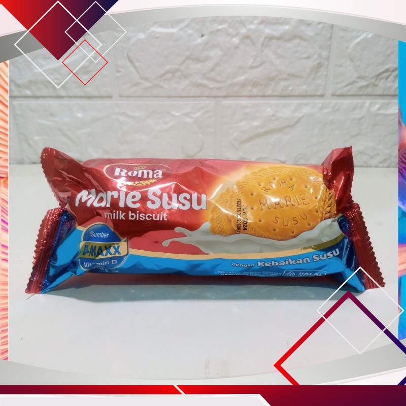 

Roma Biskuit Marie Susu 115gr .