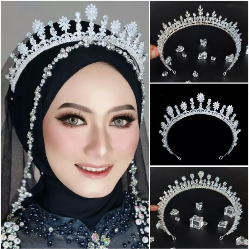 Mahkota Aurel Ricis - Mahkota Pengantin zircon Viral - Aurel Crown