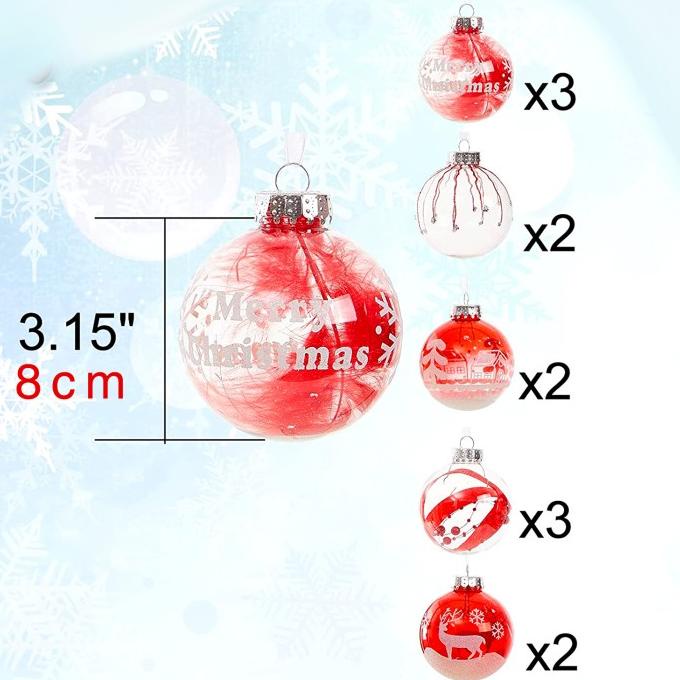 

Bola Natal Isi 12 Bola Merah Bening Merry Christmas Box Gift Murah Terbaik