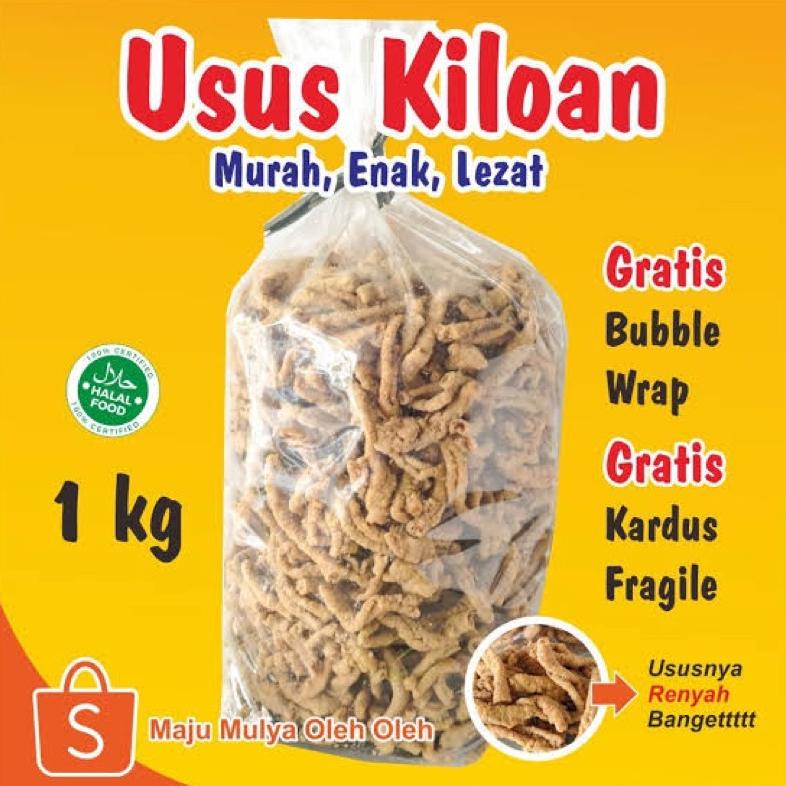 

Ready KERIPIK USUS KRISPI 1 KG (HARGA GROSIR) (ORIGINAL / PEDAS DAUN JERUK / BALADO / KEJU)