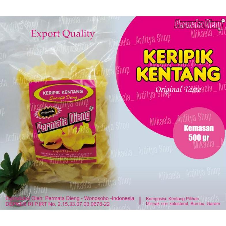 

keripik kentang dieng khas wonosobo 500g Best Seller
