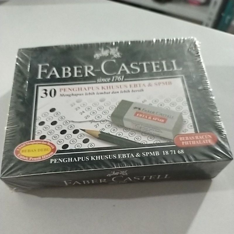 

penghapus faber Castell ebta spmb / eraser faber-castell ebta-spmb / stip ujian