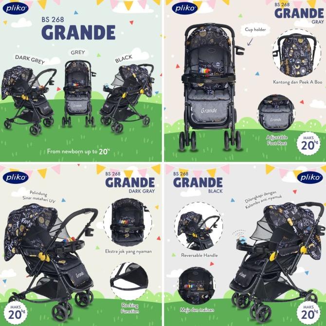 SALE Stroller Pliko Grande 268 TERMURAH