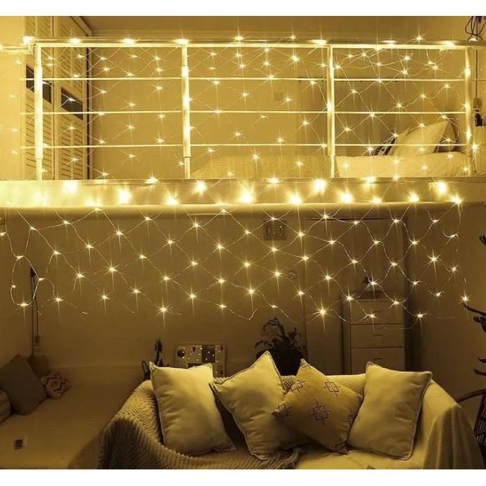 Berkualitas LAMPU TAMAN JARING WATERPROOF | LAMPU OUTDOOR JALA | LAMPU DEKORASI TAMAN | LAMPU DEKORA