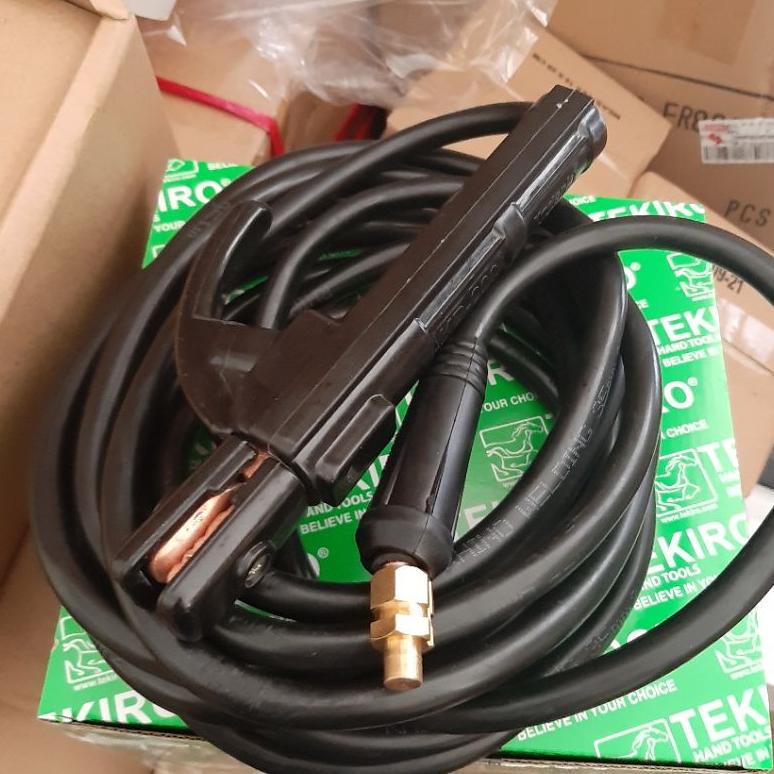 Model baru - kabel las set 10 meter plus stang las kabel mesin las listrik