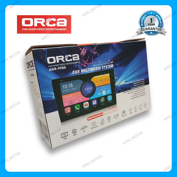 Head Unit 10 inch Android ORCA ADR-9988 ECO LITE Series RAM 2/32 best