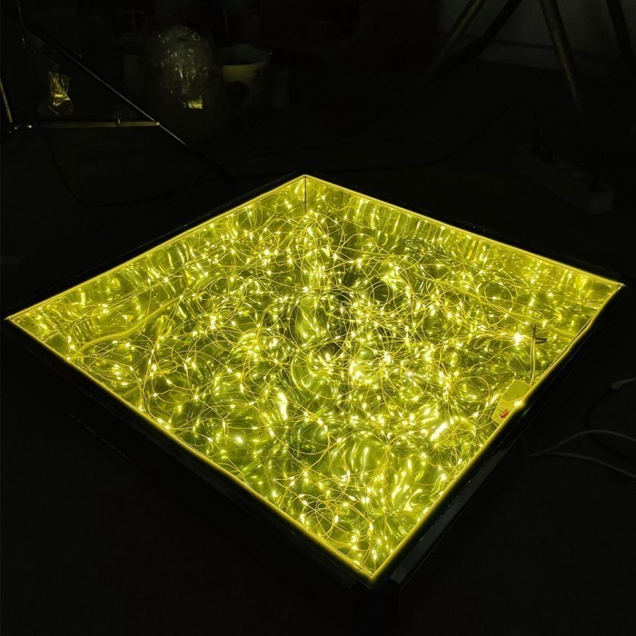 Terlaris 1 Set Lampu Kaca Panggung Akrilik Lantai Kaca Tempered Glass