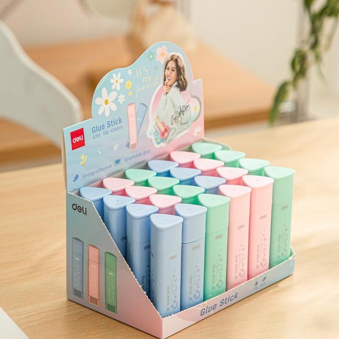 

BARANG TERBARU !!! DELI CA214 GLUE STICK LEM STIK PUTAR BENTUK SEGITIGA - TERLARIS