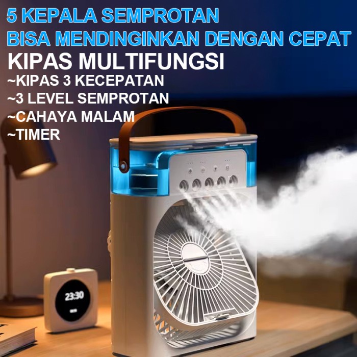 Discount Bisa ditambah es batu KIPAS Angin PENDINGIN MINI AC PORTABLE AIR /KIPAS ANGIN MINI/KIPAS