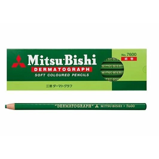 

Pensil kaca Mitsubishi Pencil kaca dermatograph Mitsubishi Hijau Green