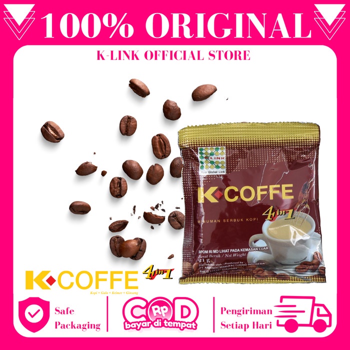 

Klink Coffe Gingseng K Link Kopi Gingseng Original