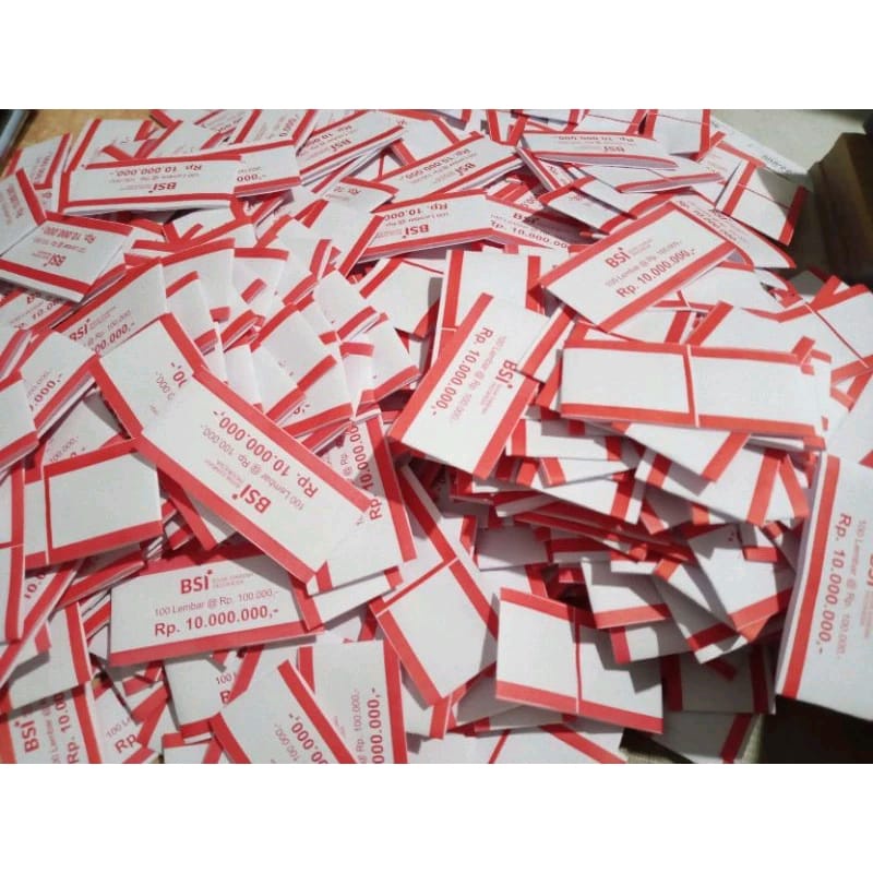 SABUK PENGIKAT UANG KERTAS / BAN UANG KERTAS 100 RIBU