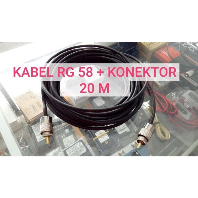 +++++] Kabel Antena HT RG 58 + konektor 20 meter