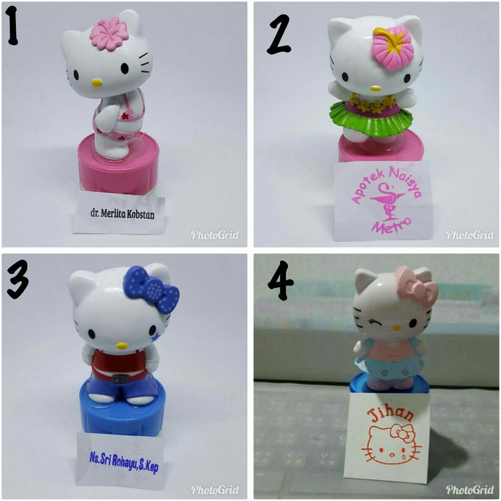

custom Stamp / stempel nama anak karakter Hello Kitty
