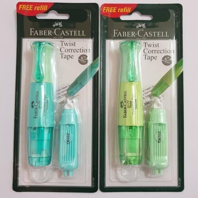 

BARANG TERBARU !!! FABER CASTELL TWIST CORRECTION TAPE TIPEX ROLL PITA KOREKSI PUTAR - TERLARIS