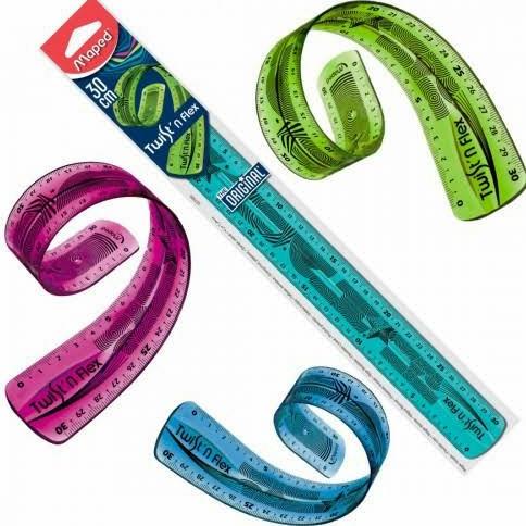 

BARANG TERBARU !!! MAPED TWIST N FLEX ORIGINAL FLEXIBLE RULER PENGGARIS LENTUR - TERLARIS