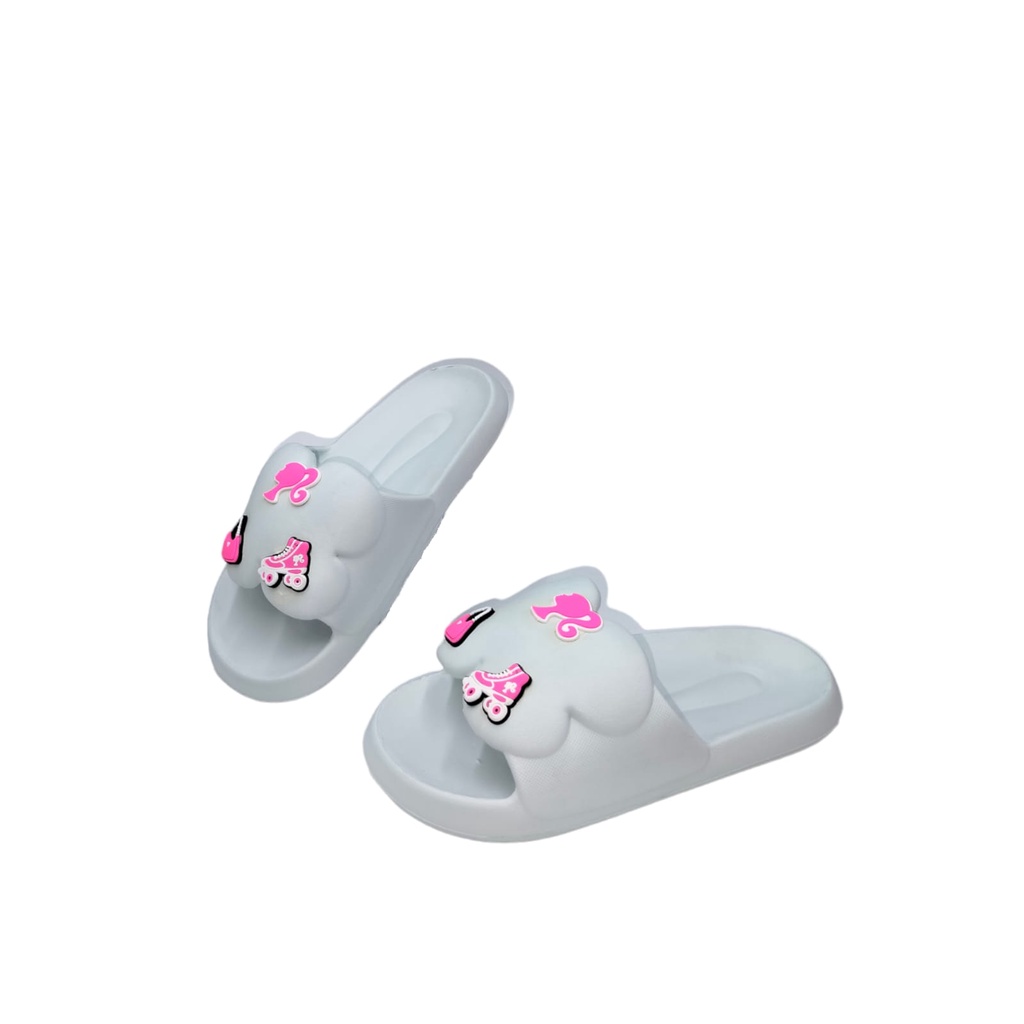 Sandal Slip On karet Jelly Barbie Wanita Dewasa Anti slip Size 36-40 9015-4