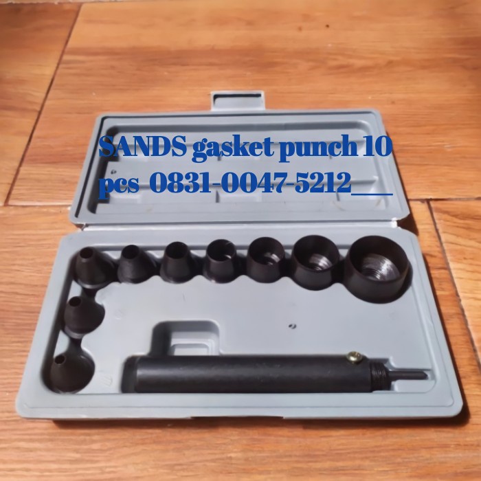 

Promo Sands Plong Gasket Set 10 Pcs Alat Pembolong Kulit, Kertas Dan Karet