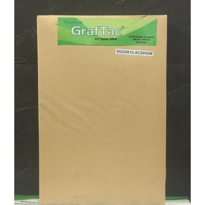 

New Stiker Kromo Graftac/Sticker Chromo High Glossy White Uk A3+ (250 Lbr) Harga Spesial