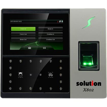 

Solution X802 Mesin Absen Fingerprint & Face Mesin Absen Solution X802