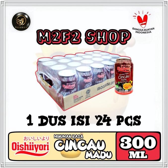 

Oishiiyori Grass Jelly Rasa Cincau Madu Kaleng - 300 ml (Harga Karton)