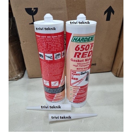 

Rtv Silicone Hardex 650 F,Lem Silikon Gasket Maker