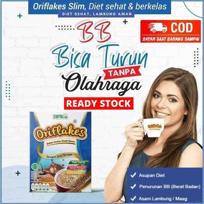 

Oriflakes Slim Sereal Umbi Garut Makanan Diet Sehat Rendah Gula Kalori