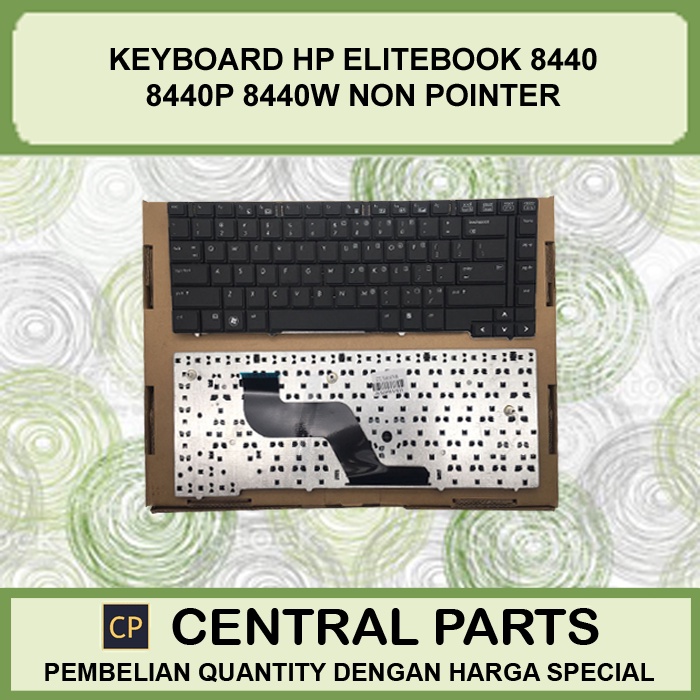 Keyboard Laptop HP Elitebook 8440 8440P 8440W Non Pointer