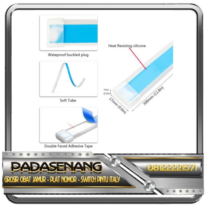 Lampu Led Drl Alis 30Cm Mobil Motor/30Cm Sein Running/Led Flexible++.. Terbaik