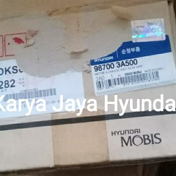 Motor Dinamo Wiper Kaca Belakang Bagasi Hyundai Trajet Murmer
