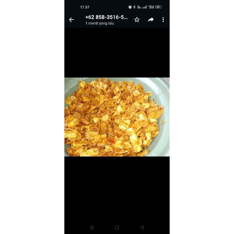 

kripik singkong pedas manis Non COD