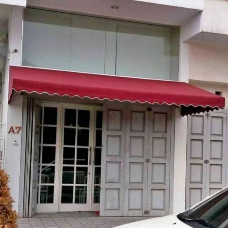 Recomend kain awning/tenda/kanopi ANTI AIR ..