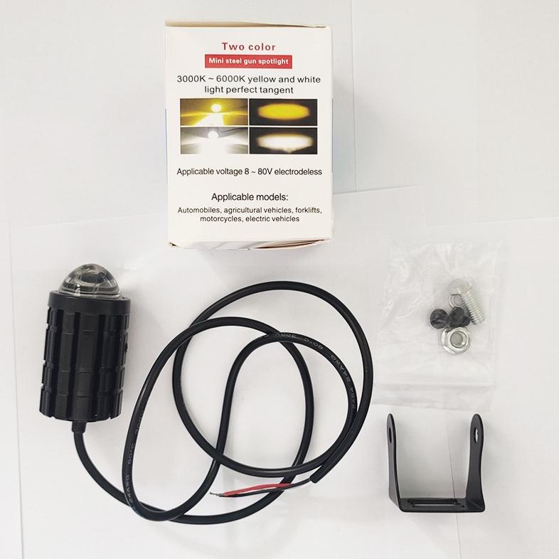 Promo (1 PcsLampu Tembak Laser Led Mini 2 Warna - Lampu Tembak Sorot Foglamp Mini D2 Laser Gun/Lampu