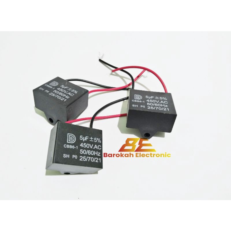 Kapasitor Kotak 5uf | Capasitor 5 uf